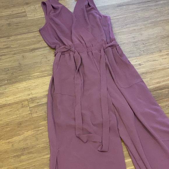 Side Split Jumpsuit with Low Back - Picture 3 of 8